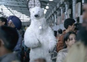 realistic Polar Bear animal Costume