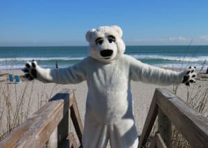 Adorable Polar Bear Costume Suit