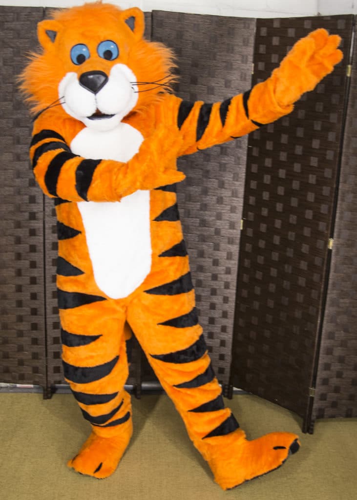 adult Tiger Mascot Costume suit