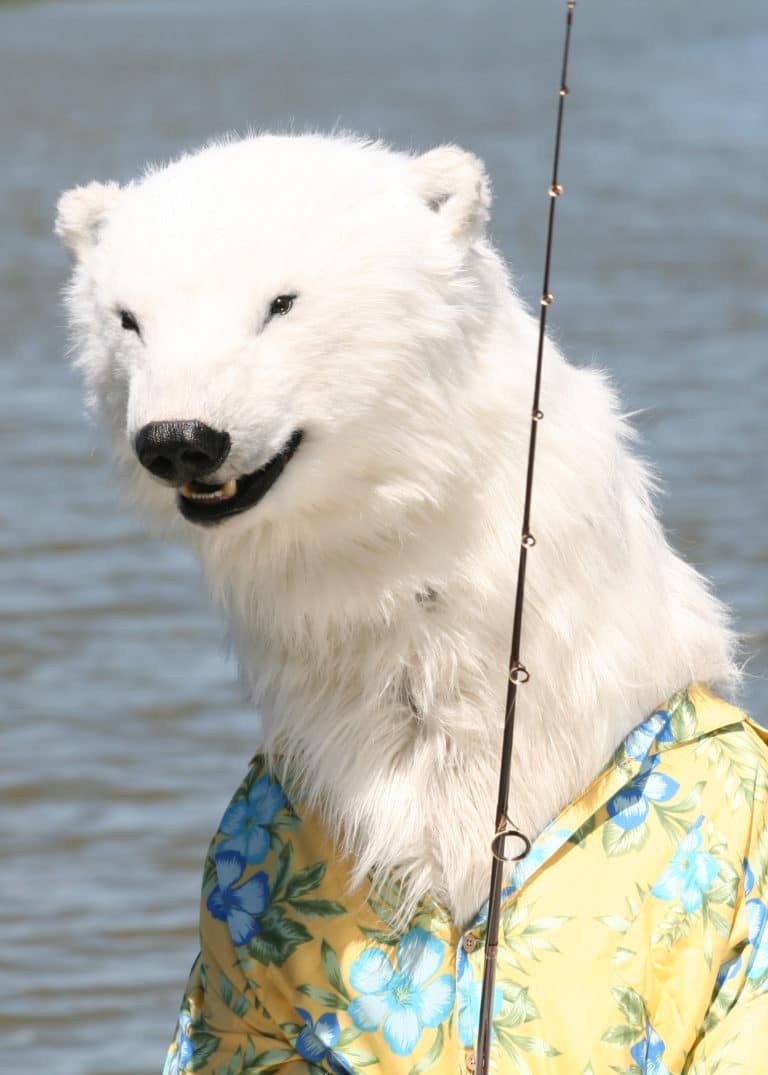 realistic Polar Bear costume