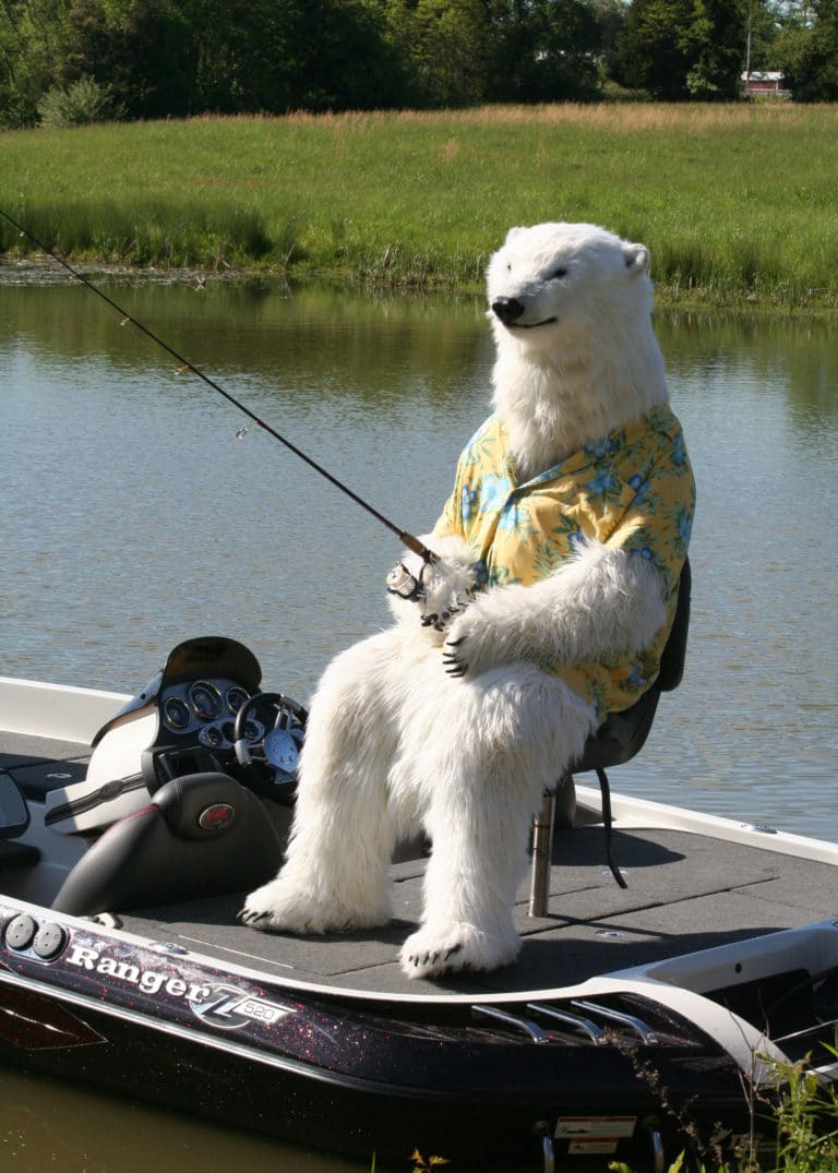 realistic polar bear costume for hire