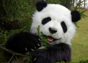 realistic panda costume