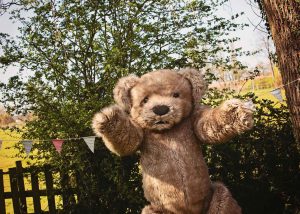 Teddy Bear character costume Bentley The Bear