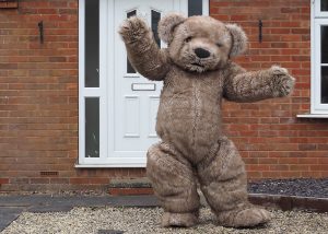 Teddy Bear mascot suit Bentley The Bear