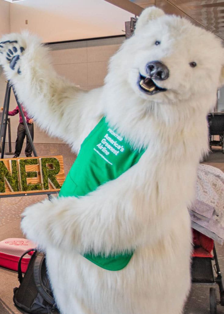 realistic polar bear costume for hire