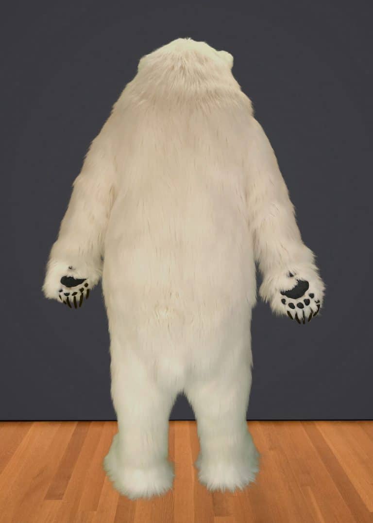 realistic polar bear for hire